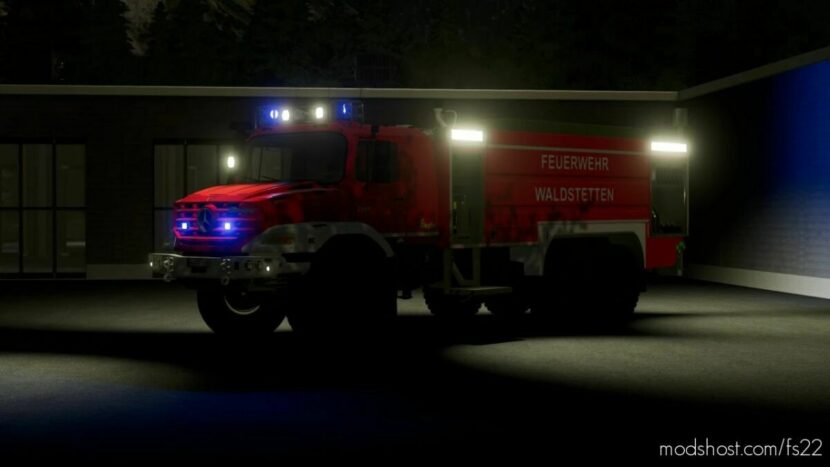 FS22 Mercedes-Benz Vehicle Mod: Ziegler Mercedes Zetros Gtlf (Featured)