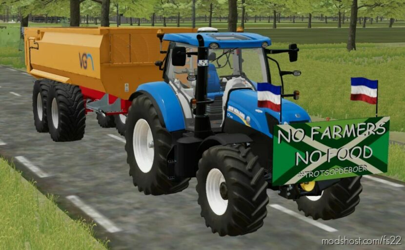 FS22 Attachment Mod: Protesteer Bord Boeren (Featured)