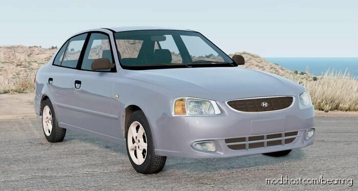 BeamNG Hyundai Car Mod: Accent Sedan 2004 (Featured)