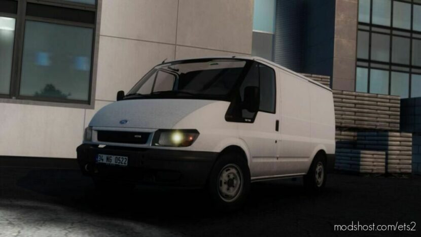 ETS2 Ford Car Mod: Transit MK6 1.45 (Featured)