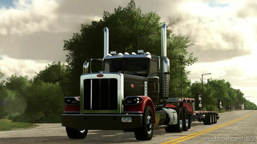 FS22 Peterbilt Truck Mod: 389 Daycab (Featured)