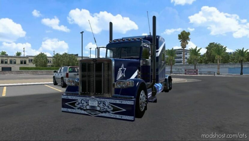 ATS Peterbilt Skin Mod: Dallas Cowboys 1.44 (Featured)