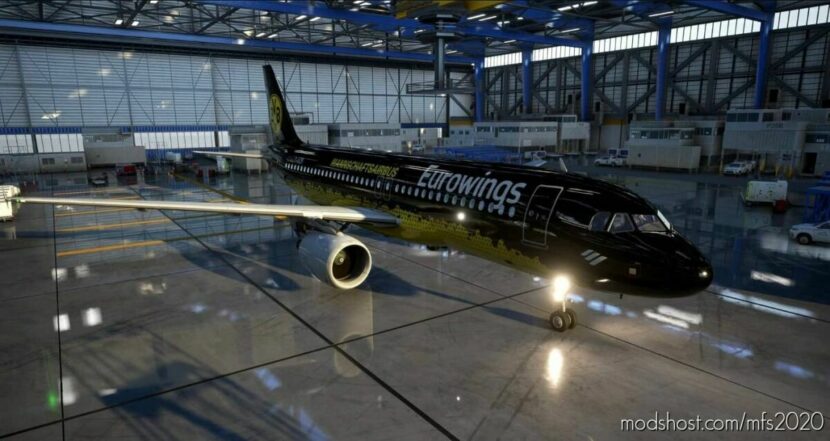 MSFS 2020 8K Mod: Fenix A320 Eurowings BVB FAN Livery (Featured)