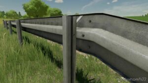 FS22 Object Mod: Crash Barrier Type B (Prefab) (Image #3)