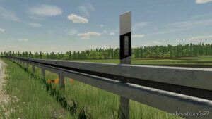 FS22 Object Mod: Crash Barrier Type B (Prefab) (Image #4)