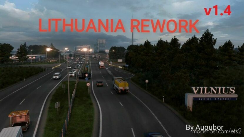 ETS2 Map Mod: LITHUANIA PROMODS ADD-ON V1.4 1.44 (Featured)