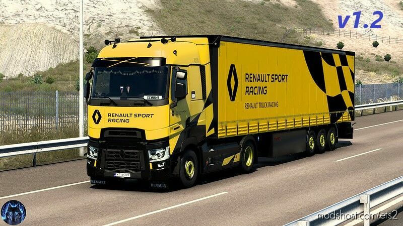 ETS2 Truck Mod: RENAULT T REWORK BY SHUMI V1.2 1.44 (Featured)