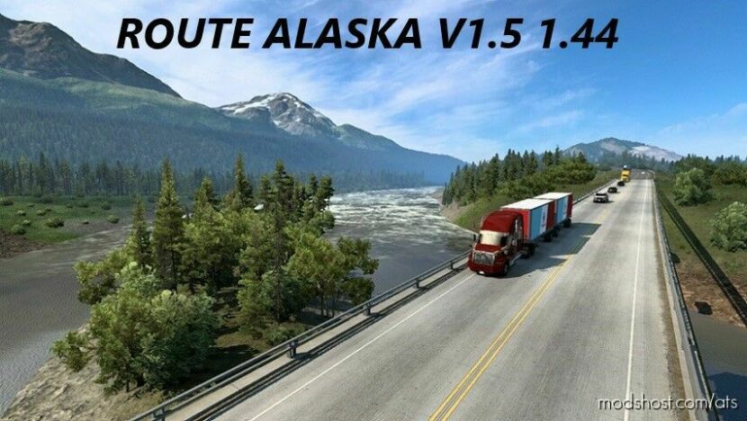 ATS Map Mod: ROUTE ALASKA V1.5 1.44 FIX (Featured)