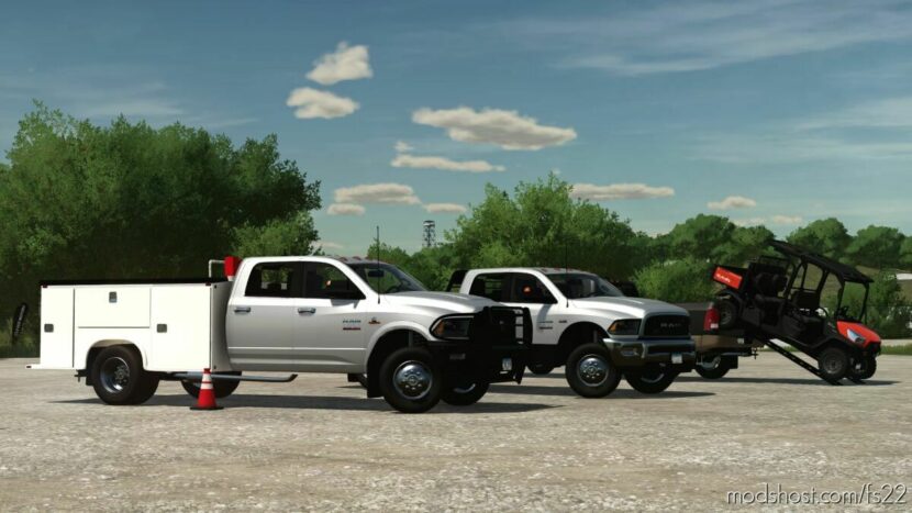 FS22 Car Mod: 2014 RAM Heavy Duty V2 (IC & Passenger) (Featured)