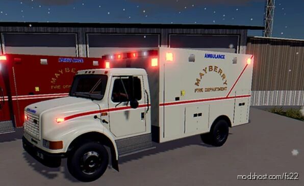 FS22 International Vehicle Mod: 4900I Ambulance (Featured)