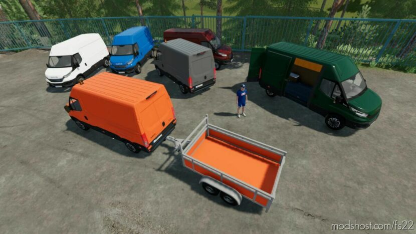 FS22 Vehicle Mod: Iveco Daily 35-160 L2H2 2022 V1.0.0.1 (Featured)