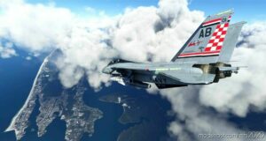 MSFS 2020 Livery Mod: Dcdesigns F-14A VF-211 Checkmates 2004 (Image #2)