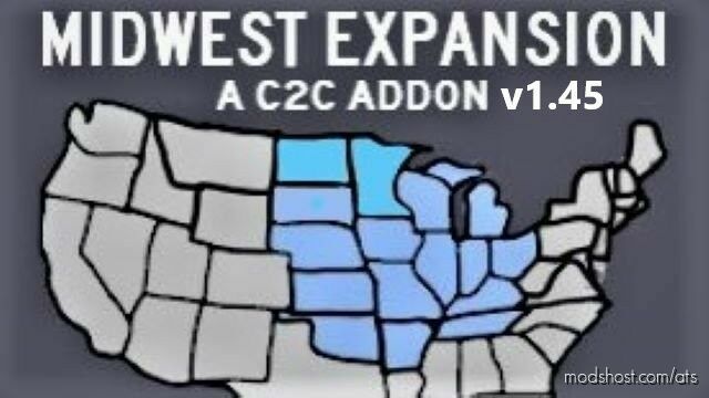 ATS Map Mod: MIDWEST EXPANSION V1.45 (Featured)