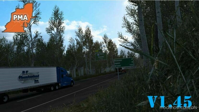 ATS Map Mod: PROJECT: MID-ATLANTIC V1.45 (Featured)