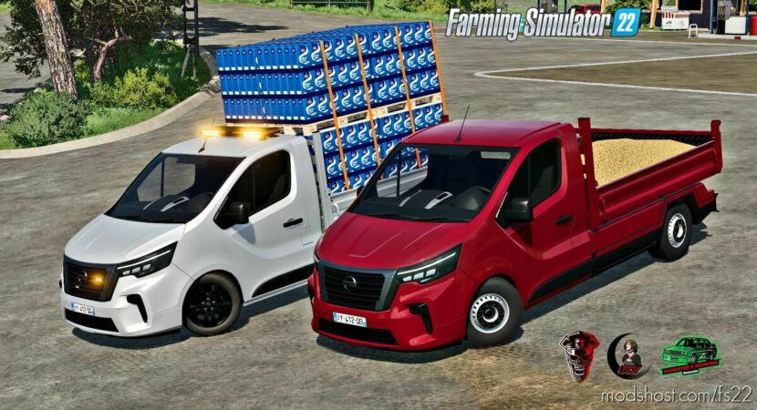 FS22 Nissan Vehicle Mod: NV300 Tipper 2022 Autoload (Featured)