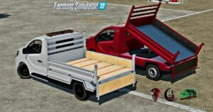 FS22 Nissan Vehicle Mod: NV300 Tipper 2022 Autoload (Image #2)