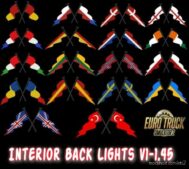 ETS2 Part Mod: Interior Back Lights 1.45 (Image #2)