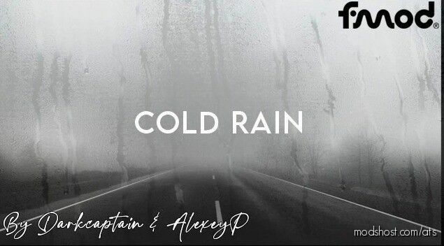 ATS Rain Weather Mod: Cold Rain V0.31 (Featured)