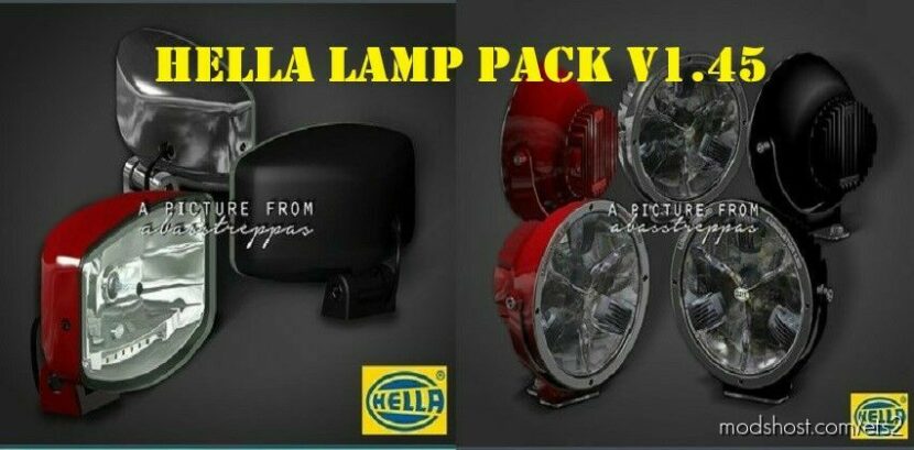 ETS2 Part Mod: HELLA LAMP PACK V2.0.2 1.45 (Featured)