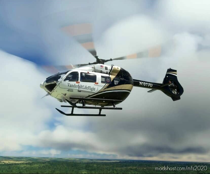 MSFS 2020 Hicopt Mod: HPG H145 Hems Vanderbilt Lifeflight (Featured)