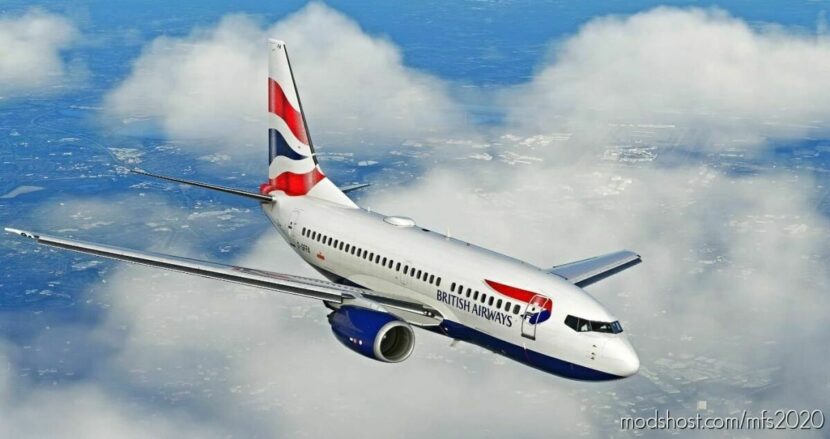 MSFS 2020 Livery Mod: British Airways (G-Gffa) – Pmdg 737-600 (Featured)