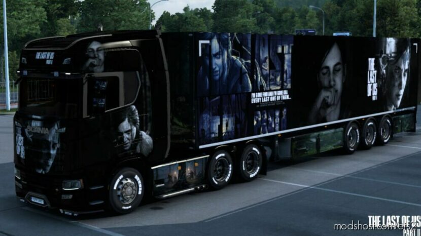 ETS2 Scania Mod: The Last Of US II Skin (Featured)