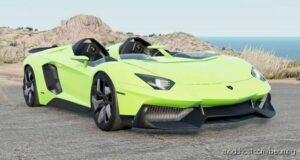 BeamNG Lamborghini Car Mod: Aventador J 2012 (Featured)