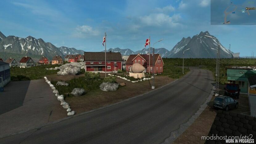 ETS2 Map Mod: PROJECT GREENLAND PROMODS ADDON V1.45 (Featured)