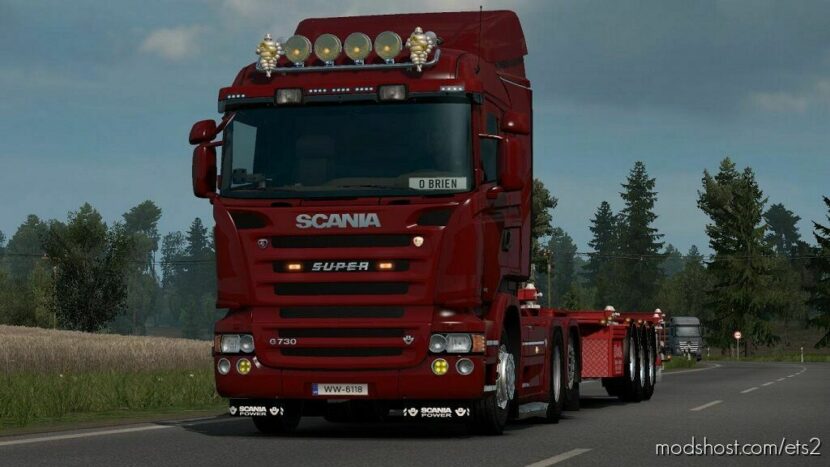 ETS2 Truck Mod: SCANIA P&G ADDONS FOR RJL SCANIA BY SOGARD3 V1.9 (Featured)