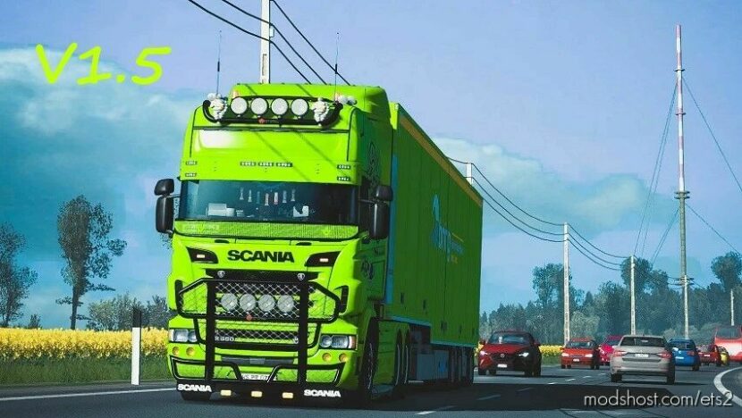 ETS2 Part Mod: SCANIA RS/RJL TUNING PACK V1.5 1.45 (Featured)