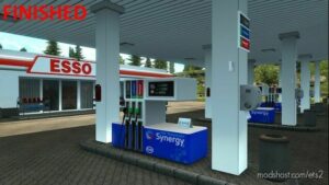 ETS2 Mod: REAL EUROPEAN GAS STATIONS RELOADED V1.45 (Image #2)