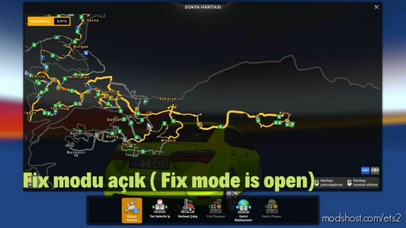 ETS2 Mod: Onal Turkey Map Zoom FIX (Featured)