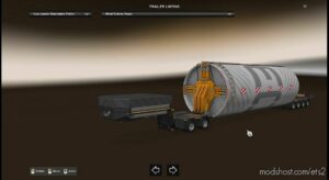 ETS2 Mod: WIND TURBINE TOWER TRAILER V1.0 1.45 (Image #2)