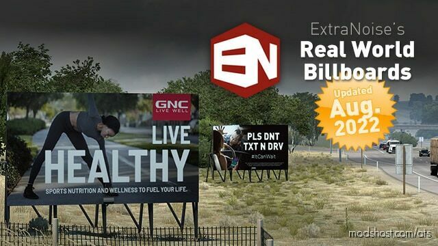 ATS Mod: REAL WORLD BILLBOARDS V220814 (Featured)