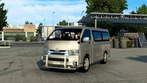 ETS2 Toyota Car Mod: Hiace H200 Update (1.40 To 1.44) (Featured)