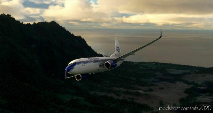 MSFS 2020 Fictional Livery Mod: Oceanic Airlines (Lost, Circa 2004) (Featured)