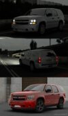 ETS2 Chevrolet Car Mod: Tahoe 2007 V3.2 1.45 (Featured)