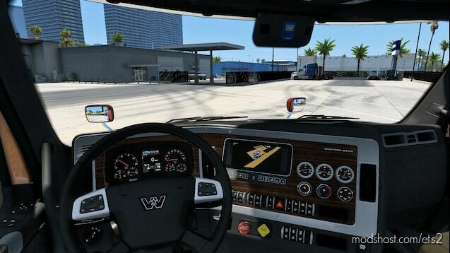 ETS2 Mod: WESTERN STAR 57X ANALOG DASH INTERIOR V1.1 (Featured)