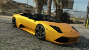 GTA 5 Lamborghini Vehicle Mod: 2008 Lamborghini Murcielago LP 640-4 Roadster Add-On | Vehfuncsv (Image #2)