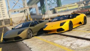 GTA 5 Lamborghini Vehicle Mod: 2008 Lamborghini Murcielago LP 640-4 Roadster Add-On | Vehfuncsv (Image #5)