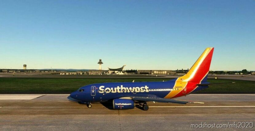 MSFS 2020 Livery Mod: Pmdg 737-600 Southwest Airlines Heartone (Featured)