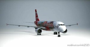 MSFS 2020 Livery Mod: Airasia 9M-Ajp (Image #2)