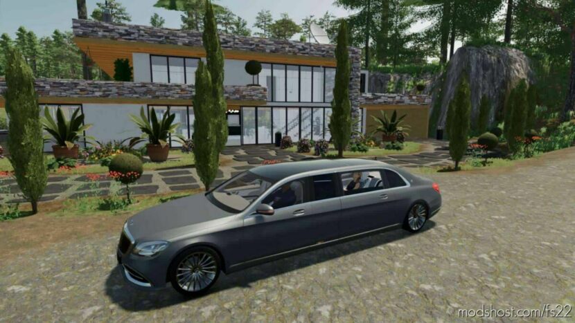 FS22 Car Mod: Maybach S650 Pullman (Featured)