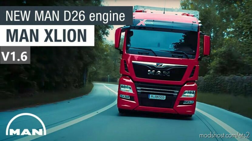 ETS2 Sound Mod: MAN D26 ENGINE XL EDITION V1.6 1.45 (Featured)