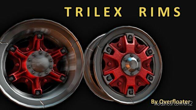 ETS2 Wheels Part Mod: Trilex Rims 1.45+ (Featured)