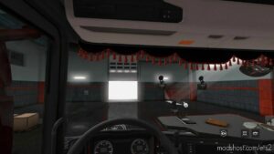 ETS2 Interior Mod: Dashcam For Trucks V1.2 1.45 (Featured)