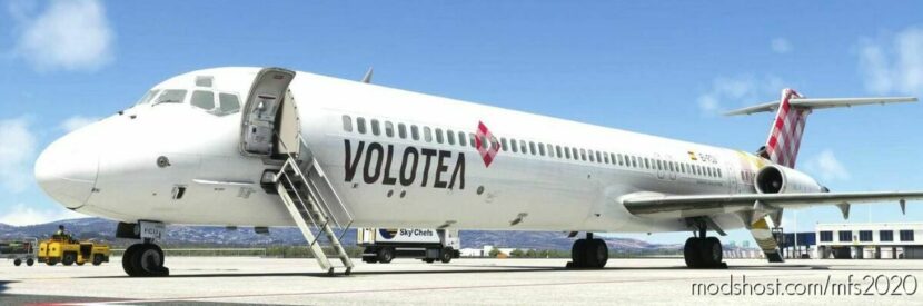 MSFS 2020 8K Livery Mod: Volotea Ei-Fcu (Fictional) 8K (Featured)