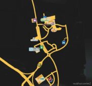 ETS2 Mod: Bourges Map V1.0.1 1.45 (Image #3)