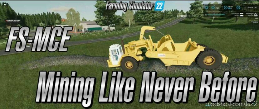 FS22 Caterpillar Forklift Mod: CAT 633 Elevating Scraper With Terrafarm (Featured)