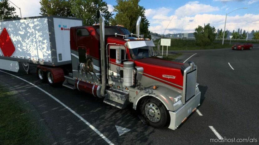 ATS Kenworth Truck Mod: W900L BIG BOB 3.8 1.45 (Featured)